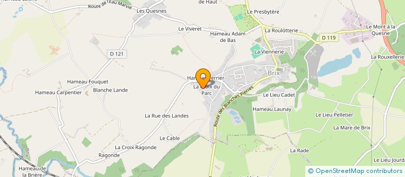 localisation de l'entreprise ASS ANCIENS  DU GENIE ELECTRIQUE IUT CHERBOURG  BRIX