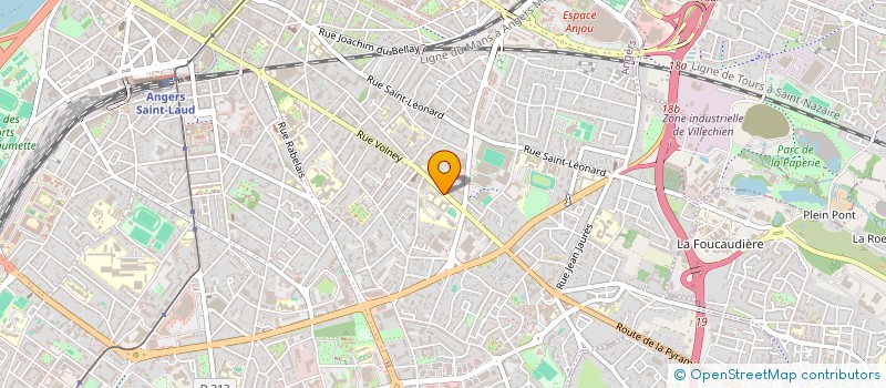 localisation de l'entreprise ASS  ANCIENS ELEVES AMIS DE LA RETRAITE à ANGERS