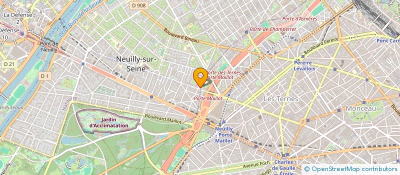 localisation de l'entreprise ASS ANCIENS ELEVES DE SAINTE CROIX à NEUILLY-SUR-SEINE
