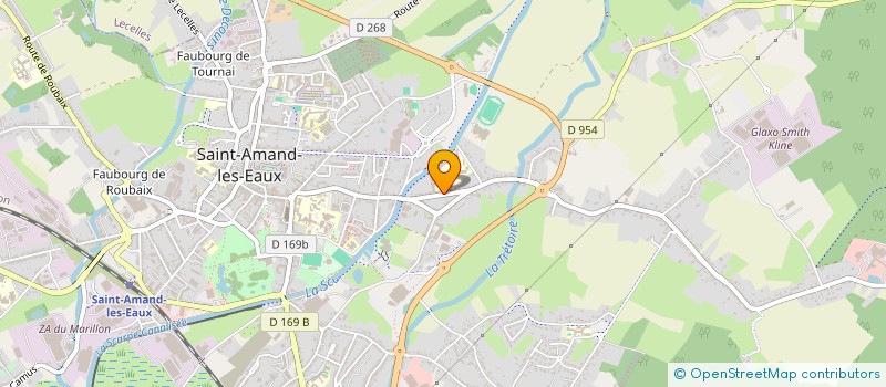 localisation de l'entreprise ASS ANCIENS ELEVES DU LYCEE  SAINT-AMAND-LES-EAUX