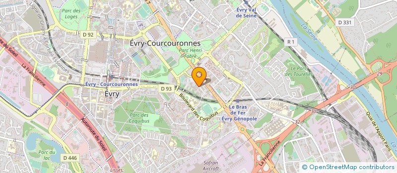 localisation de l'entreprise ASS ANCIENS ELEVES INSTIT NATIONTELECOM à EVRY-COURCOURONNES
