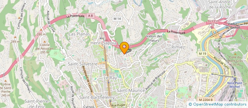 localisation de l'entreprise ASS ANCIENS ETUDIANTS DE UNIVERSITE DE NICE SOPHIA ANTIPOLIS à NICE