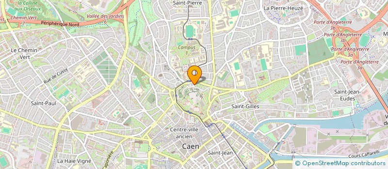 localisation de l'entreprise ASS ANCIENS FACULTE DROIT CAEN à CAEN