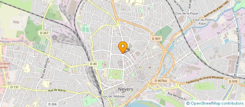 localisation de l'entreprise ASS ANESTHESIOLOGISTES LIBERAUX à NEVERS