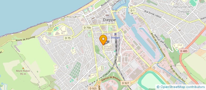 localisation de l'entreprise ASS ANESTHESISTES LIBERAUX DIEPPOIS à DIEPPE