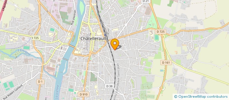localisation de l'entreprise ASS ANFASOCAF à CHATELLERAULT