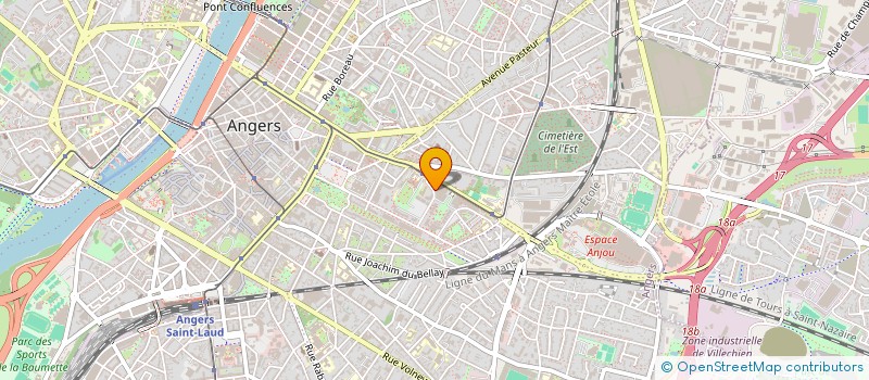 localisation de l'entreprise ASS ANGEVINE POUR L'EXTENSION DES COMMUNICATIONS RADIO G ! à ANGERS