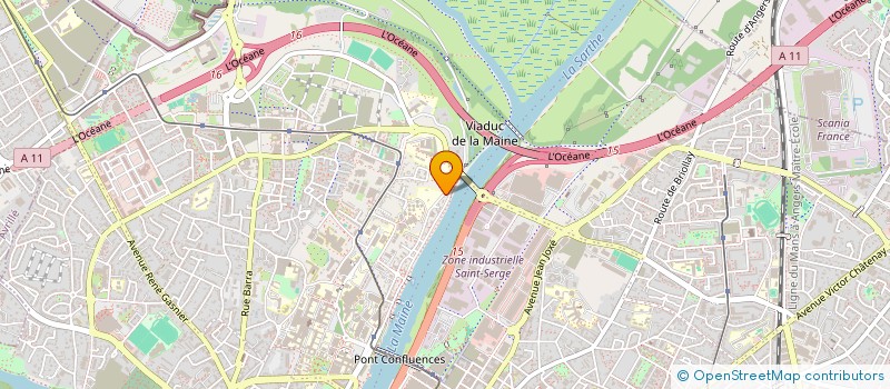 localisation de l'entreprise ASS ANGEVINE RECHERCHE SUR TISSU OSSEUX  ANGERS