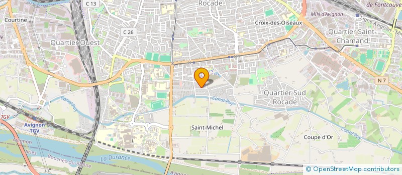 localisation de l'entreprise ASS ANGLES SAUVETERRE BASKET CLUB à AVIGNON