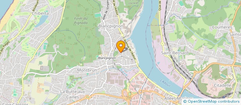 localisation de l'entreprise ASS ANGLOYE AIDE PERSONNES AGEES à ANGLET