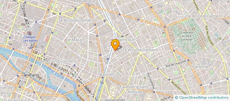 localisation de l'entreprise ASS ANIM DEVEL SOUTIEN ETS SERV ECON SOC  PARIS