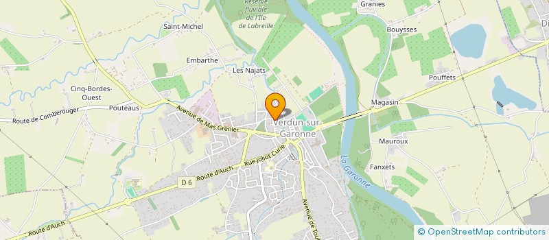 localisation de l'entreprise ASS ANIM LOISIRS à AUCAMVILLE