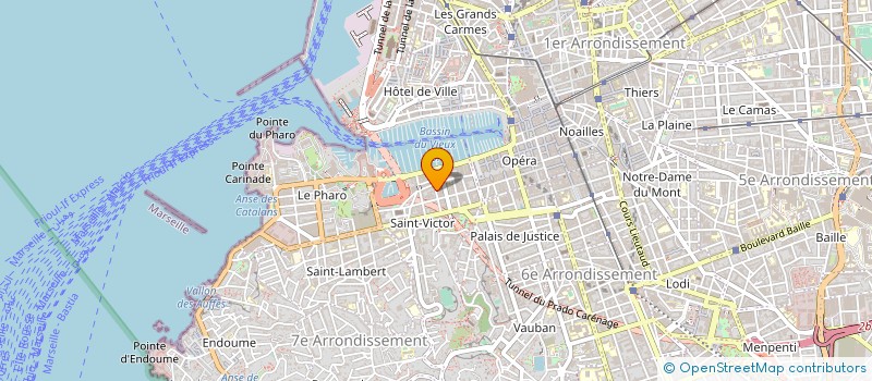 localisation de l'entreprise ASS ANIMA SOCIO CULT AMIS DE LA TUNISIE à MARSEILLE