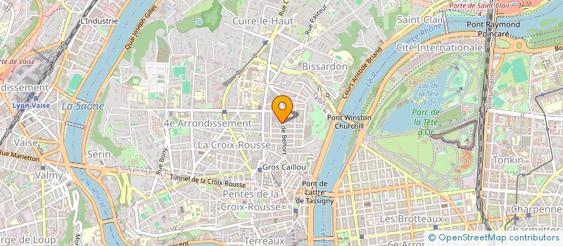 localisation de l'entreprise ASS ANIMAL JUSTICE à LYON