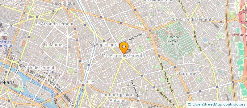 localisation de l'entreprise ASS ANIMAL SOCIETE ALIMENT A S A à PARIS