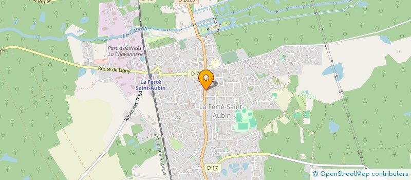 localisation de l'entreprise ASS ANIMAT ET GESTION HALLE FERTESIENNE à LA FERTE-SAINT-AUBIN