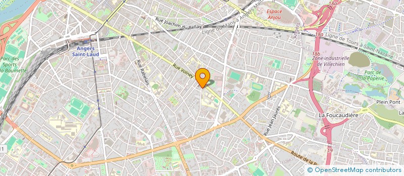 localisation de l'entreprise ASS ANIMAT PASTORAL ENSEIGN CATHOLIQANJ à ANGERS