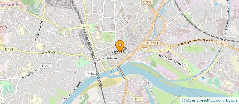 localisation de l'entreprise ASS ANIMAT REVIT COMMERCE ARTISAN NEVERS à NEVERS