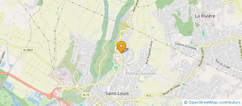 localisation de l'entreprise ASS ANIMAT SOCIO-CULTURELLE MANGOUSTAN à SAINT-LOUIS
