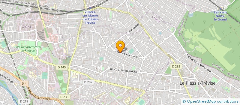 localisation de l'entreprise ASS  ANIMATION CULTURELLE ANTILLAISE ET CULINAIRE CREOLE  CHAMPIGNY-SUR-MARNE