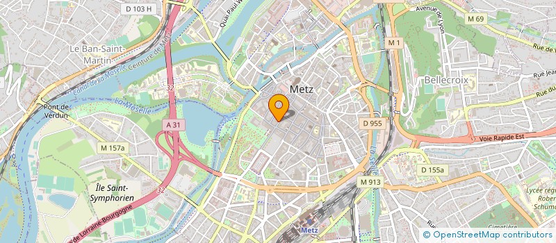 localisation de l'entreprise ASS ANIMATION DIFFUSION INFORMATION  METZ