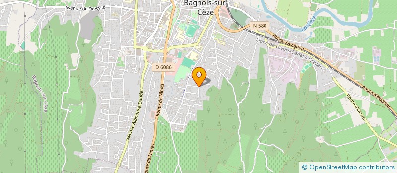 localisation de l'entreprise ASS ANIMATION ET RECHERCHE  BAGNOLS-SUR-CEZE