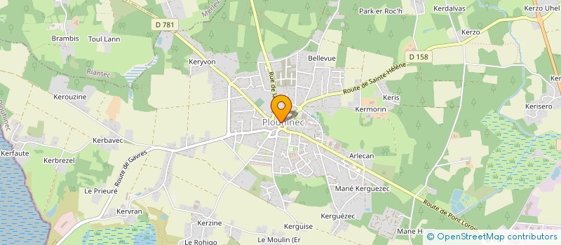 localisation de l'entreprise ASS ANIMATION MUSICALE DE PLOUHINEC à PLOUHINEC