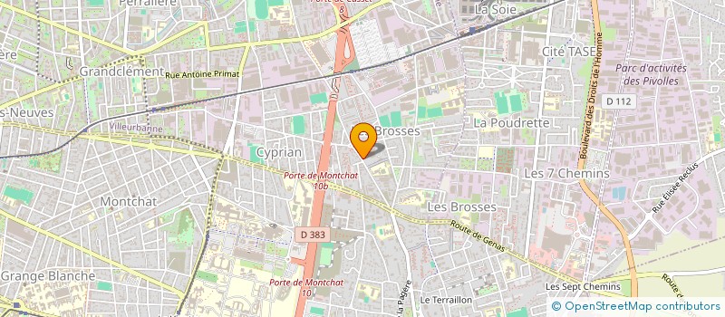 localisation de l'entreprise ASS ANIMATION RECHERCHE ET PROMOTION  VILLEURBANNE