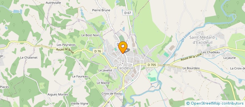 localisation de l'entreprise ASS ANIMATIONS TOURISTIQUES ET CULTURELLES DES VILLAGES DE CAUSSES ET RIVIERES à EXCIDEUIL