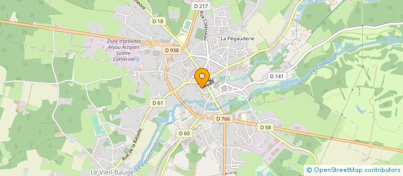 localisation de l'entreprise ASS ANNE DE LA GIROUARDIERE à BAUGE-EN-ANJOU