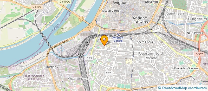localisation de l'entreprise ASS ANT GYMNASTIQUE à AVIGNON