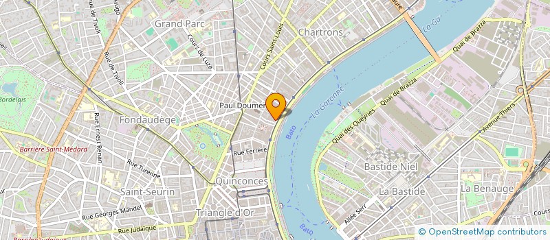 localisation de l'entreprise ASS ANTHROPOS à BORDEAUX