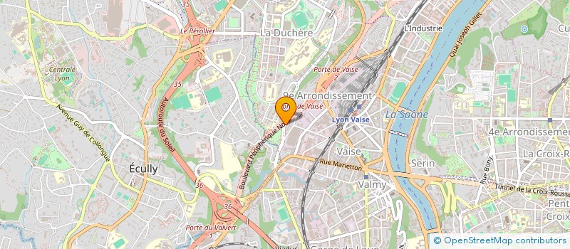 localisation de l'entreprise ASS ANTILLAISE DU 9EME ARROND  LYON