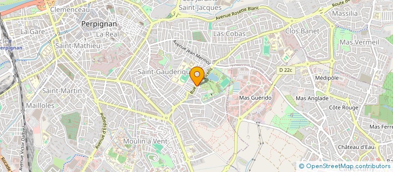 localisation de l'entreprise ASS ANTIQUAIRES SANT VICENS à PERPIGNAN