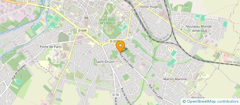 localisation de l'entreprise ASS APAH à CAMBRAI