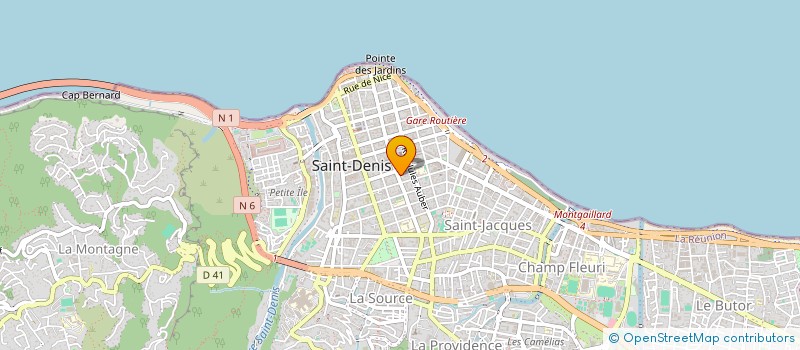 localisation de l'entreprise ASS APEL IRIS HOARAU à SAINT-DENIS