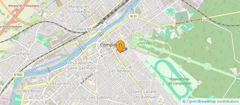 localisation de l'entreprise ASS APEP EDITION D'UN JOURNAL  COMPIEGNE