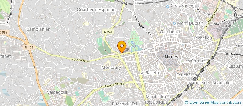 localisation de l'entreprise ASS APPALOOSA VALLEY  NIMES