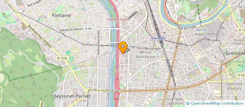 localisation de l'entreprise ASS APPLICA SPECTROMETRIE INDU à GRENOBLE