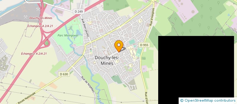 localisation de l'entreprise ASS APPUI PERSONNES SEROPOS NPC à DOUCHY-LES-MINES