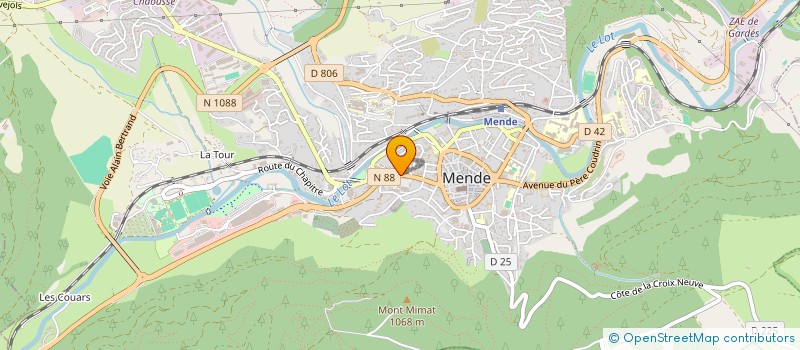 localisation de l'entreprise ASS APPUI PLAN DEVELOPP ZONES RURALES LO à MENDE