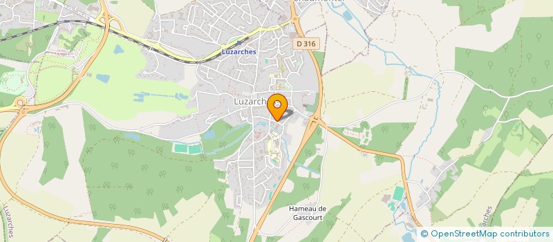 localisation de l'entreprise ASS APPUIS  LUZARCHES