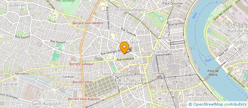 localisation de l'entreprise ASS  AQUITAINE DANSE MOUVEMENT EVOLUTION  BORDEAUX