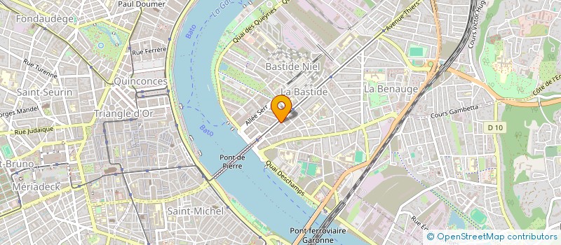 localisation de l'entreprise ASS  AQUITAINE PLONGEE SPORTS NAUTIQUES  BORDEAUX