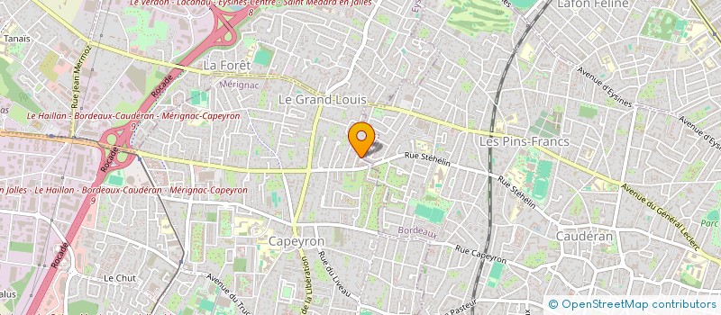 localisation de l'entreprise ASS  AQUITAINE SOLIDARITE INTERNATIONALE  MERIGNAC