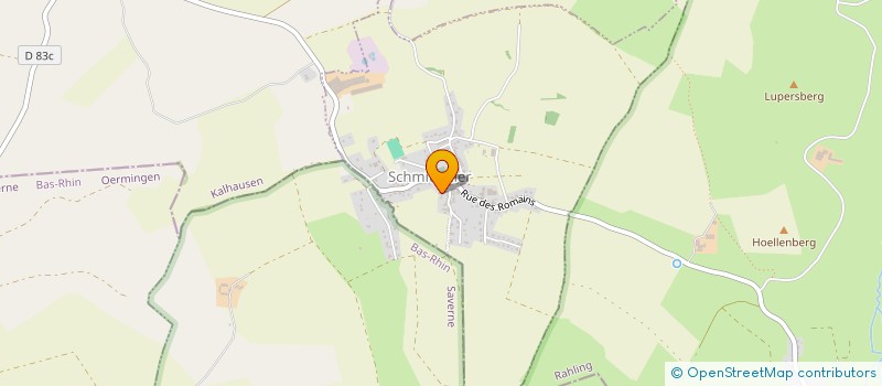 localisation de l'entreprise ASS ARBORICOLE & HORTICOLE SCHMITTVILLER  SCHMITTVILLER