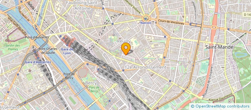 localisation de l'entreprise ASS ARC EN CIEL 12  PARIS