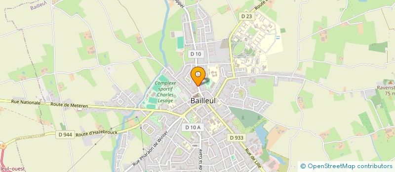 localisation de l'entreprise ASS ARC EN CIEL à BAILLEUL