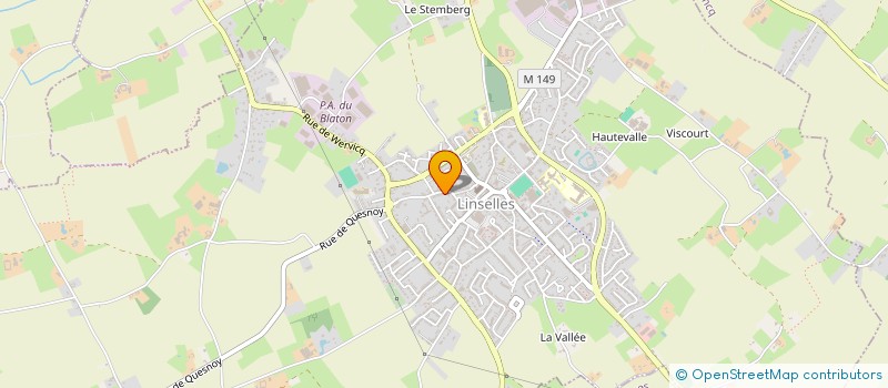 localisation de l'entreprise ASS ARC EN CIEL à LINSELLES