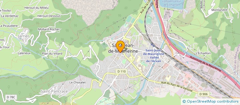 localisation de l'entreprise ASS ARC EN CIEL MAURIENNE à SAINT-JEAN-DE-MAURIENNE